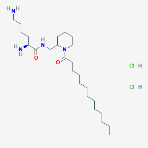Chemical structure of NPC-15437 (hydrochloride)