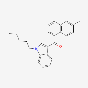 Chemical structure of JWH 122 6-methylnaphthyl isomer