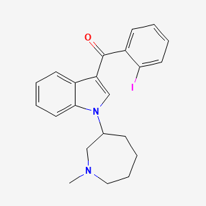 Chemical structure of AM2233 azepane isomer
