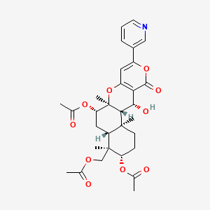 Chemical structure of Pyripyropene A