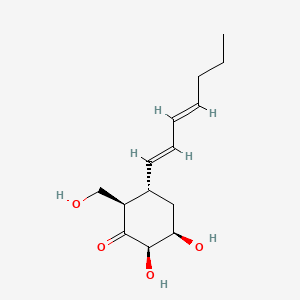 Chemical structure of Palitantin