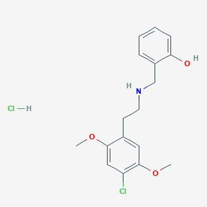 Chemical structure of 25C-NBOH (hydrochloride)