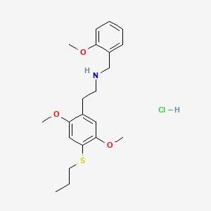 Chemical structure of 25T7-NBOMeHydrochloride