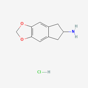 Chemical structure of Mdai hydrochloride