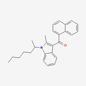 Chemical structure of JWH 011