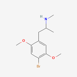 Chemical structure of 4-bromo-2,5-DMMA