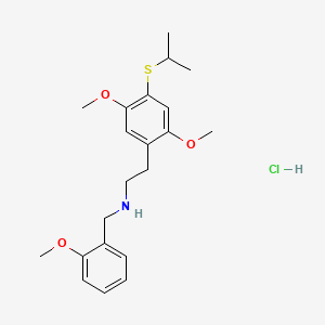 Chemical structure of 25T4-NBOMe (hydrochloride)