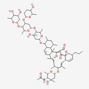 Chemical structure of Saccharocarcin B
