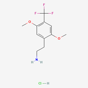 Chemical structure of 2C-TFM (hydrochloride)