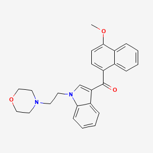 Chemical structure of JWH 198