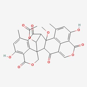Chemical structure of Duclauxin