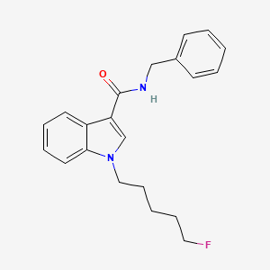 Chemical structure of 5-fluoro SDB-006