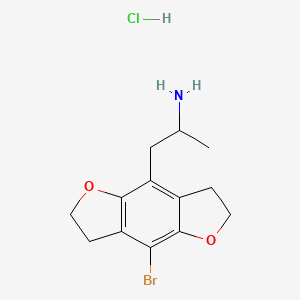 Chemical structure of 3c-b-Fly hydrochloride