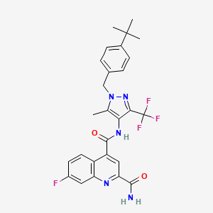 Chemical structure of BAY-588