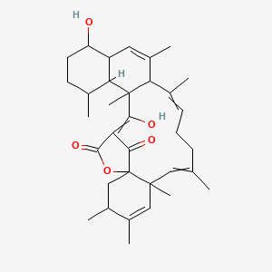 Chemical structure of Tetromycin B