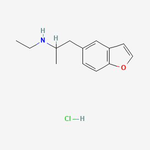 Chemical structure of 5-EAPB (hydrochloride)