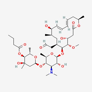 Chemical structure of Leucomycin A5