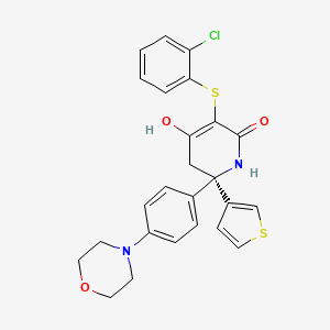 Chemical structure of (R)-GNE-140