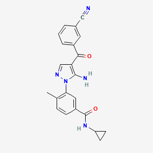 Chemical structure of Acumapimod