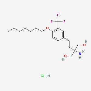 Chemical structure of Amiselimod hydrochloride