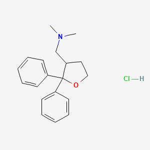 Chemical structure of AVex-73 hydrochloride