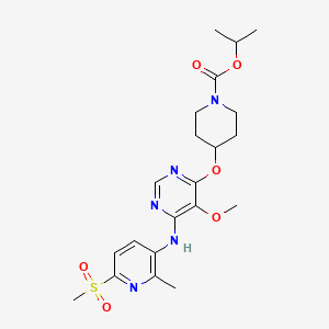Chemical structure of APD597