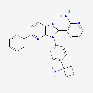 Chemical structure of ARQ-092