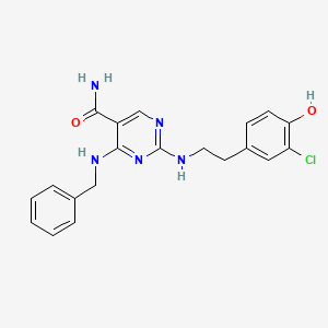 Chemical structure of AS1517499