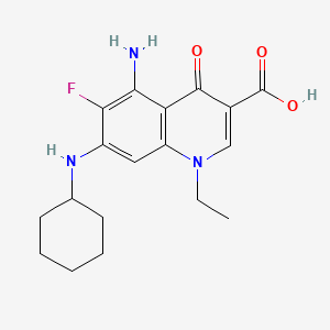 Chemical structure of AS1842856