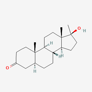 Chemical structure of Mestanolone