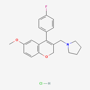 Chemical structure of AX-024 hydrochloride