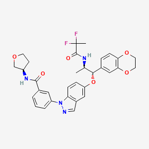 Chemical structure of AZD7594