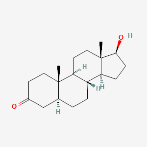 Chemical structure of Dihydrotestosterone