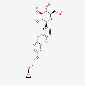 Chemical structure of Bexagliflozin