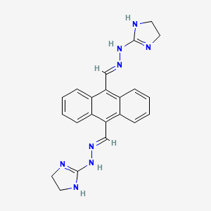 Chemical structure of Bisantrene