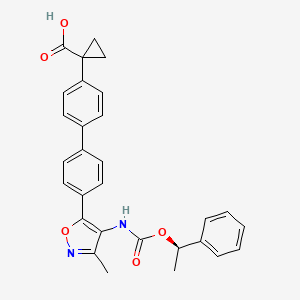 Chemical structure of BMS-986020