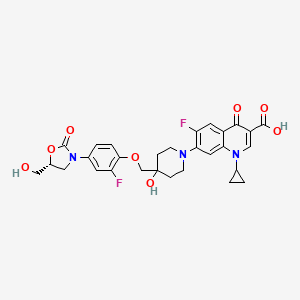 Chemical structure of Cadazolid