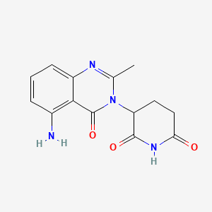 Chemical structure of CC122