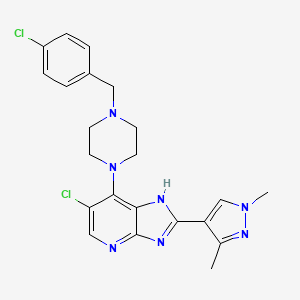 Chemical structure of CCT241736