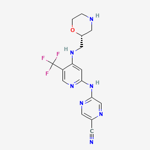 Chemical structure of CCT245737