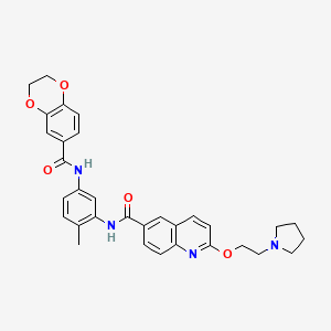 Chemical structure of CCT251236