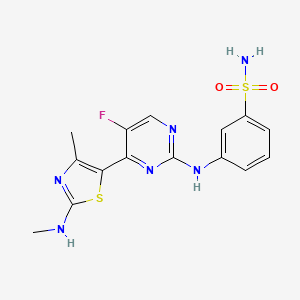 Chemical structure of CDKI-73