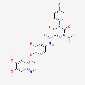 Chemical structure of CEP-40783