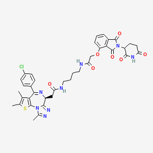 Chemical structure of dBET1