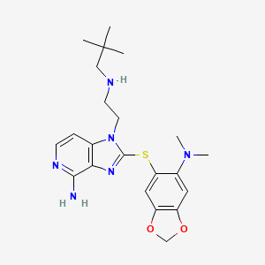 Chemical structure of Cudc-305