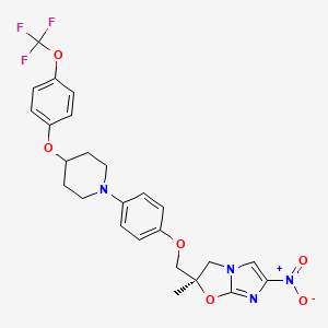 Chemical structure of Delamanid