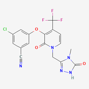 Chemical structure of Doravirine