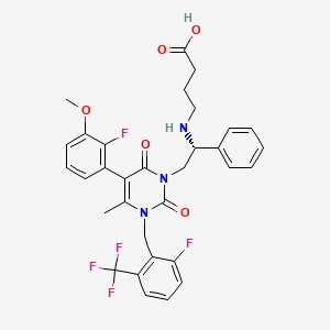 Chemical structure of Elagolix
