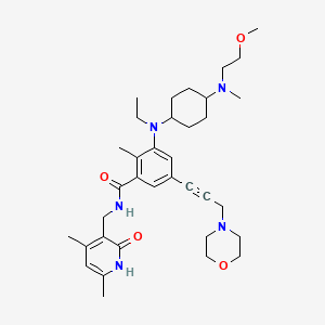 Chemical structure of EPZ011989