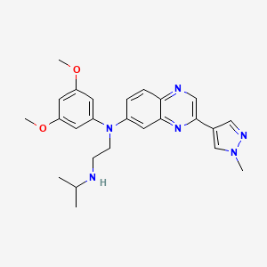 Chemical structure of Erdafitinib